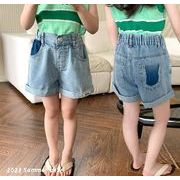 ins夏人気   韓国風子供服  キッズ  女の子  ショートパンツ  ズボン  ジーンズ