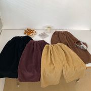 INS冬   人気    韓国風子供服     ベビー服       キッズ      パンツ    カジュアル   厚くし   4色