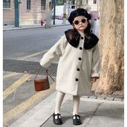 秋冬新作 韓国風子供服  トップス   ダッフルコート  ファッション   コート  トップス  2色