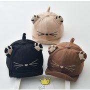 猫 クマ  韓国風   子供帽子 ベビー用  赤ちゃん    キャップ  日焼け防止  ハット  キッズ 帽子