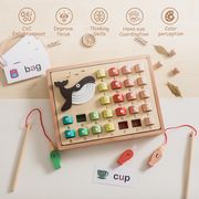 釣りのおもちゃ   木質おもちゃ  子供用品   baby 知育玩具  ホビー用品   磁気   玩具ギフト 教育玩具