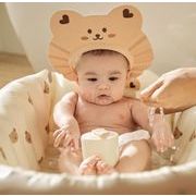 ベビー シャンプーハット 赤ちゃん 子供用 耳あて付き シャワーキャップ キッズ お風呂 バスグッズ