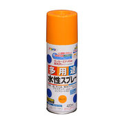 アサヒペン 水性多用途スプレー 420ML オレンジ