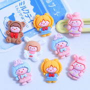 デコパーツ　手芸DIY デコレーションパーツ　アクセサリー材料　貼り付けパーツ　クラフト