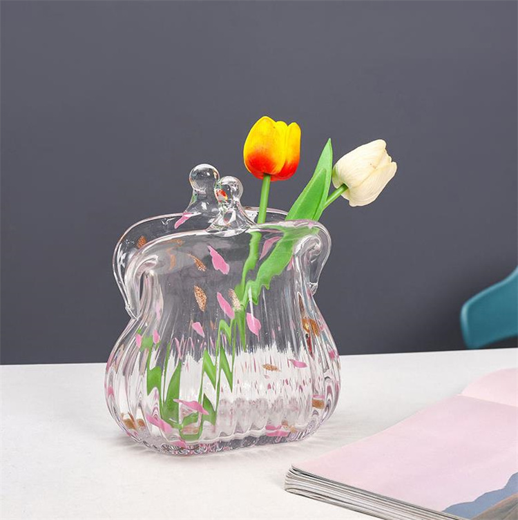 超人気ins話題 花瓶 ジョーの贈り物 大人気 装飾 純手作り ガラスの花瓶 置物 リビング 食卓 シンプル