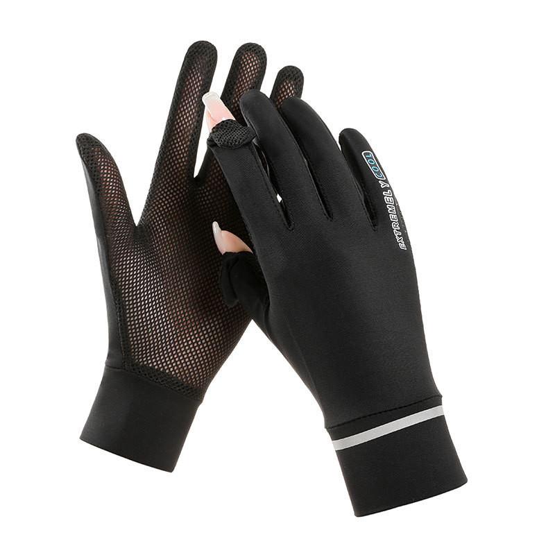 2023夏 UV手袋 レディース UVグローブ UVカット 接触冷感 薄型 通気性 ひんやり 日焼け防止