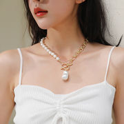 新作　ネックレス　アクセサリー　シルバ   簡約　韓国ファッション