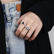 INS　指輪　リング　アクセサリー　デザイン　ストーン　韓国ファッション