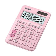 【5個セット】 カシオ計算機 カラフル電卓 ミニジャストタイプ ペールピンク MW-C20