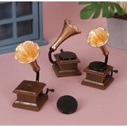 蓄音機   模型  インテリア置物  ミニチュア   デコレーション   デコパーツ  ドールハウス用