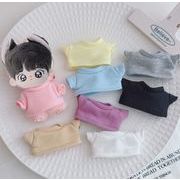 8色 Tシャツ    ぬいぐるみ用服 人形doll  人形着せ替え ミニチュア ミニドール 着せ替え服 玩具  4.0用