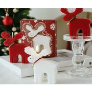 クリスマス  蝋燭 ローソク  トナカイ  装飾品 小物アロマキャンドル       インテリア2色