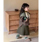 秋新作 韓国風子供服  キッズ   ベビー服  シャツ  花柄  長袖  女の子  ファッション