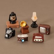 カメラ 模型     ドールハウス用 ミニチュア   おもちゃ  撮影道具   置物  モデル  デコパーツ