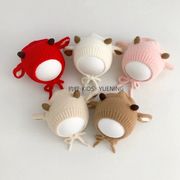 クリスマス  子供帽子  ニット帽子   ベビー用 キャップ  可愛い  男女兼用   ハット  クリスマス帽子 5色