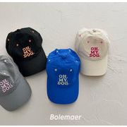 韓国風  野球帽可愛い 男女兼用 キャップ ハット 子供帽 成人 ハワイ 帽子ベビー    日除け帽子5色