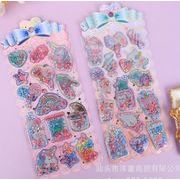 DIY手芸3Dステッカー 文房具手帳包装貼紙 立体ステッカー ぷっくりシール 粘着シール