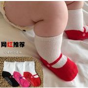 韓国風   子供服  赤ちゃん  子供用靴下　ベビー靴下   ソックス  靴下　ニーソックス  滑り止め  3色