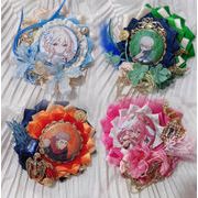 推し活 ぬいぐるみ痛バッグ 装飾 缶バッジ用 応援缶バッジ 缶バッジケース  推し  12色