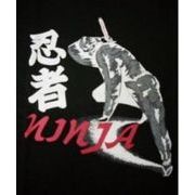 FJK 日本のTシャツ お土産 Tシャツ 忍者 黒 Sサイズ BA-13-S