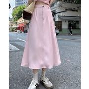 【大きいサイズM-4XL】ファッションスカート♪ピンク/カーキ/グレー3色展開◆