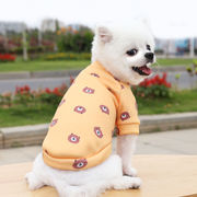 秋冬新作 ペット用品 ファッション 小中型犬服 犬猫洋服 ドッグウェア 犬服 ペット服 裏起毛 プルオーバー