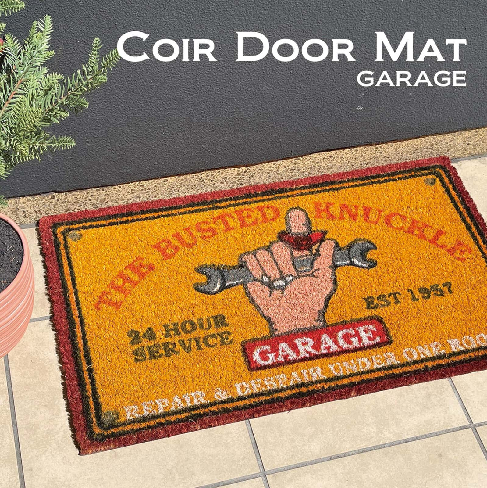 Coir mat コイヤーマット GARAGE CR-10193