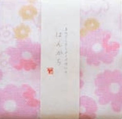 日本製 made in japan 泉州さらさらガーゼ ハンカチかさねの小花 TGH-S457