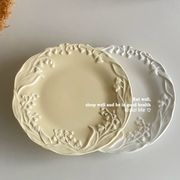 トレイ    置物    飾り盤    セラミック皿   撮影道具   レトロ   レリーフ皿