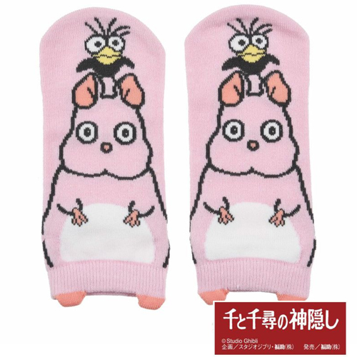 福助 【予約販売】レディース靴下 千と千尋の神隠し／坊ネズミ柄