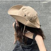 韓国ファッション  レディース  日焼け止め  日除け帽子  紫外線UVカット バケットハット 漁夫帽  4色
