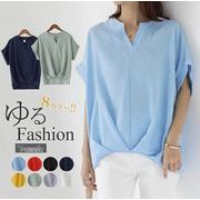 夏新作 韓国風  レディース  Tシャツ   トップス  ファッション 8色
