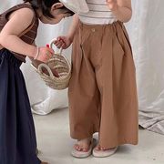 【2023春新作】韓国風子供服 ベビー服 キッズ 女の子 ロングパンツ ワイドパンツ