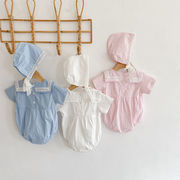 夏 カバオール 女の子 赤ちゃん ロンパース 韓国子供服 子供服 キッズ服 ベビー服