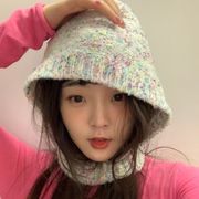 帽子　ニット　バラクラバフードウォーマー　レディース　ファッション　韓国風