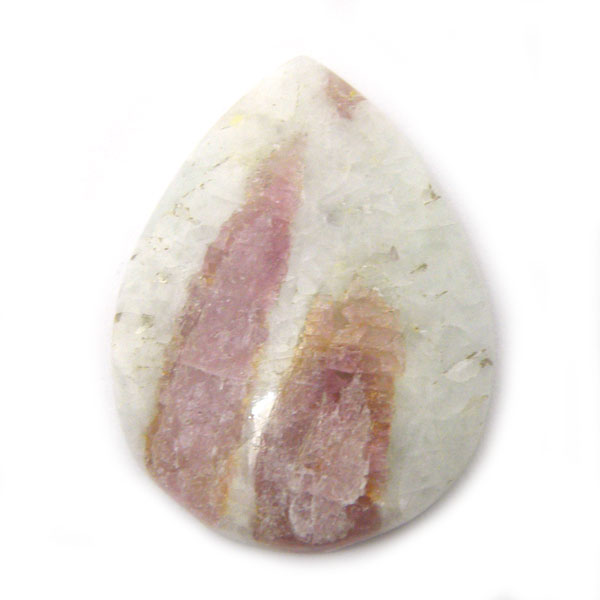 ≪スペシャルルース/即納≫天然石 ルベライト/トルマリンinクォーツ 26x19.5x3.8mm