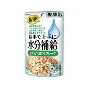 ［アイシア］国産 健康缶パウチ 水分補給 まぐろフレーク 40g