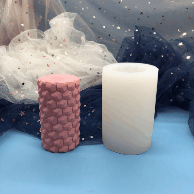 新品 石鹸ローソク アロマキャンドル バスボール素材 レジン枠シリコンモールド 蝋燭 幾何学型