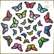 【27種】アゲハ蝶 蝶々 ちょうちょう 刺繍ワッペン アイロンワッペン アップリケ アイロン接着