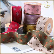 【8色】リボンテープ 十字架 クロス エスニック ラッピング プレゼント ギフト 服飾 花束包装 手芸材料