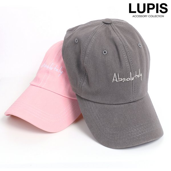 キャップ レディース 帽子 刺繍 ロゴ シンプル ピンク グレー おしゃれ カジュアル かわいい ルピス
