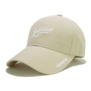 　LARKiNSロゴ刺繍リネンローキャップ　ヤング帽子