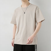 メンズ　半袖　Tシャツ  クルーネック  通気性 おしゃれ　コットン