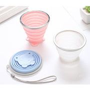 ポータブルスポーツウォーターボトル屋外シリコン折りたたみウォーターカップ