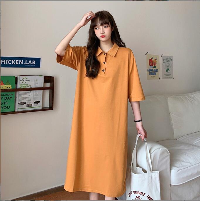 韓国風　レディース　半袖ドレス　夏新しい，気質，ファッションドレス　★M-XL