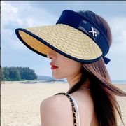 夏レディース帽子★空のトップサンハット★日よけ帽★ファッションハット★紫外線対策