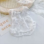 ペット用品 ペット服 ペットファッション レース 夏服