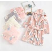 子供  キッズ バスローブ ガウン ナイトガウン ルームウェア   冬用 着る毛布 ふわふわ 寝巻き 部屋着