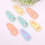 新入荷 デコパーツ 生地 パッチ 刺繍アップリケDIY ヘアアクセサリー 貼り付けパーツ