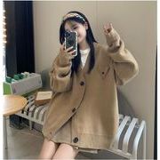 レディース　ジュアルカーディガン　ファッション韓国風　ニット　秋新作コート